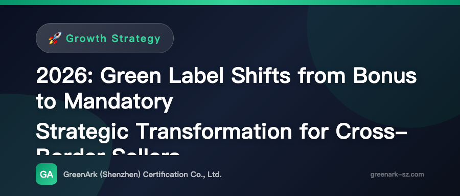 2026 Green Label Transitions from Bonus to Must-Have — Strategic Transformation for Cross-Border Sellers