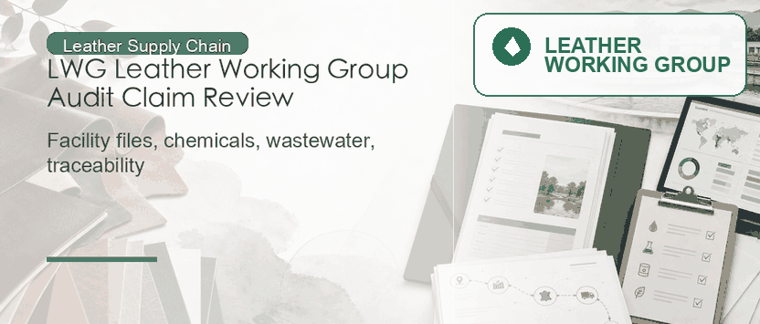 LWG Leather Working Group: Leather Supply-Chain Audit and Claim Review