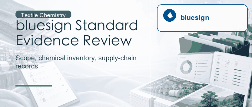 bluesign Standard: Textile Chemical Management and Evidence Review