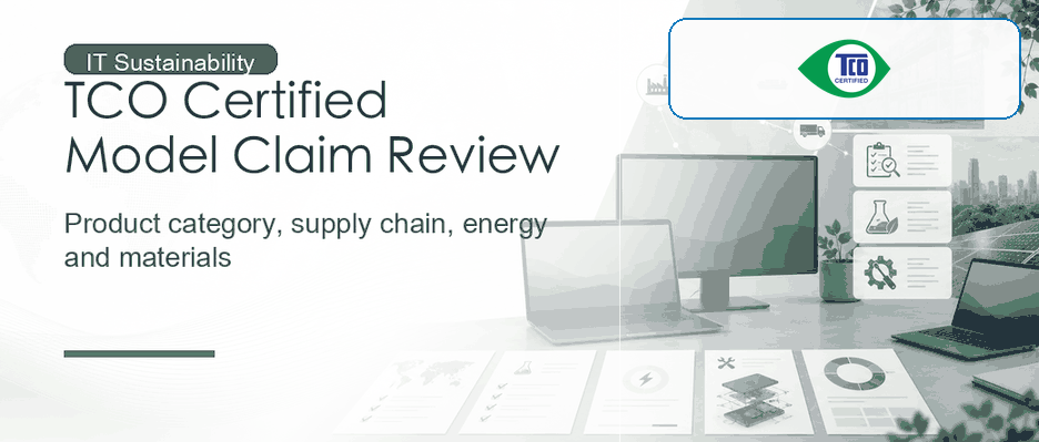 TCO Certified: IT Product Evidence and Model Claim Review