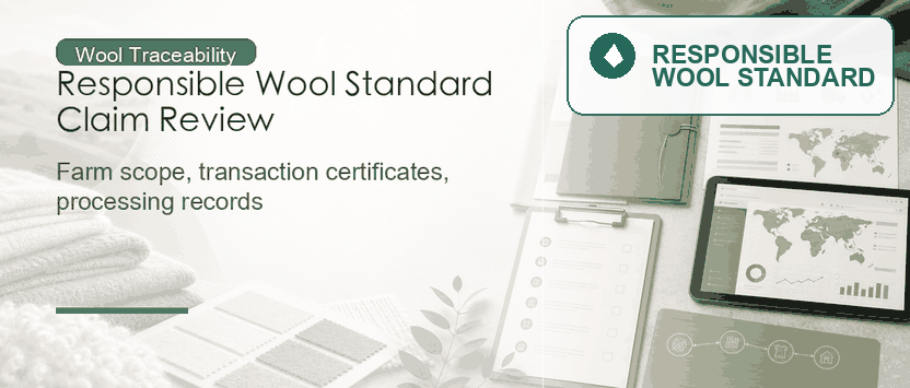Responsible Wool Standard: Supply-Chain and Material Claim Review