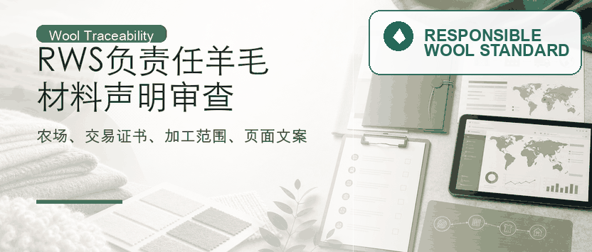 RWS 负责任羊毛标准：供应链与材料声明审查