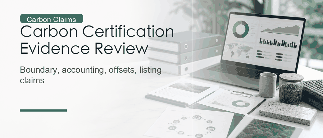 Carbon Certification: Evidence Review for Product Footprint, Reduction, and Offsets