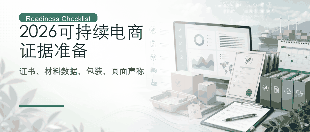 2026 可持续电商准备：证据、数据与页面声称