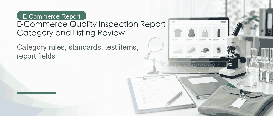 E-Commerce Platform Quality Inspection Report: Category Rules, Test Items, and Listing Document Review