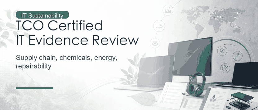 TCO Certified: Evidence and Supply-Chain Review for IT Products