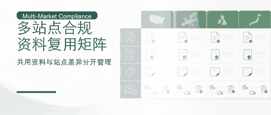 亚马逊多站点合规：哪些资料可复用，哪些必须逐站确认