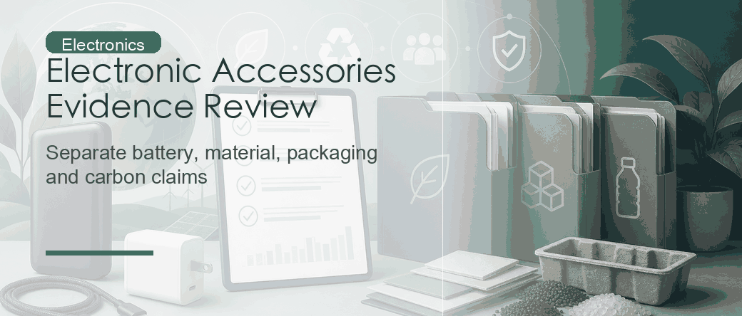 Electronic Accessories Evidence Review: Battery, Material, Packaging and Carbon Claims