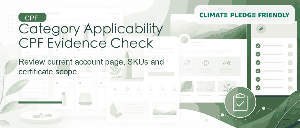 Category Applicability Check: CPF Evidence, SKU Scope and Platform Page Review