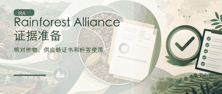 Rainforest Alliance 认证证据准备：作物范围、供应链和标签使用