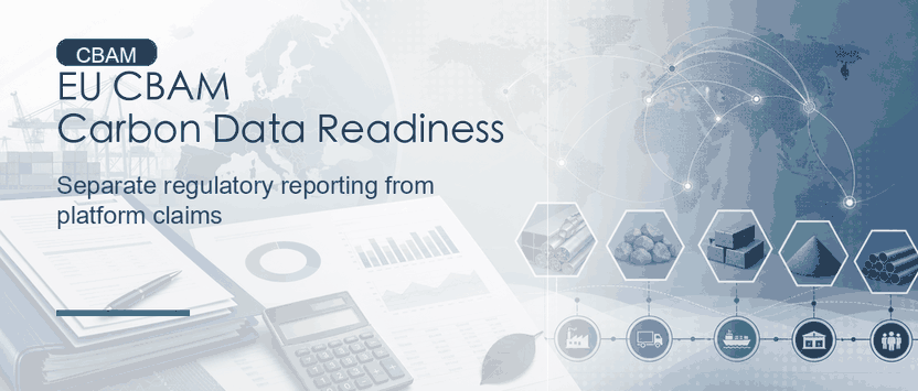 EU CBAM and Sustainability Claims: Carbon Data Readiness for EU-Facing Sellers