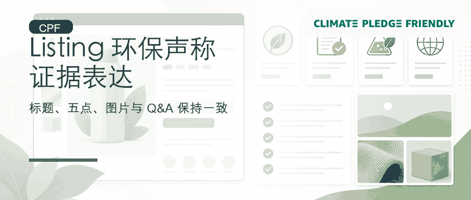 绿标产品 Listing 环保声称怎么写：标题、五点、图片和 Q&A 清单