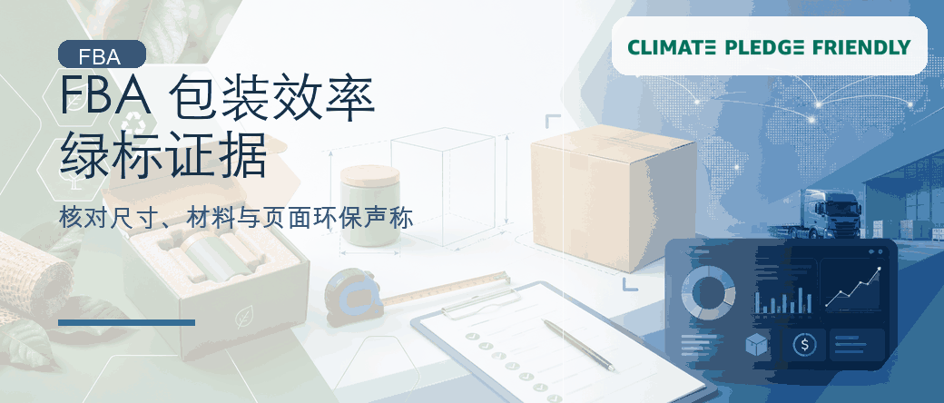 FBA 包装效率与绿标证据：尺寸、材料和页面声称怎么核对