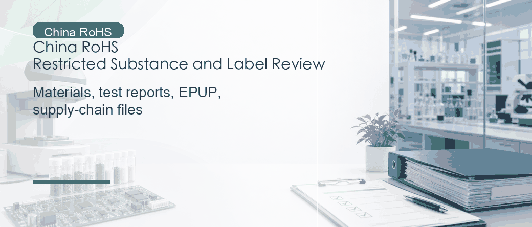 China RoHS: Restricted Substance, Labelling, and Document Review