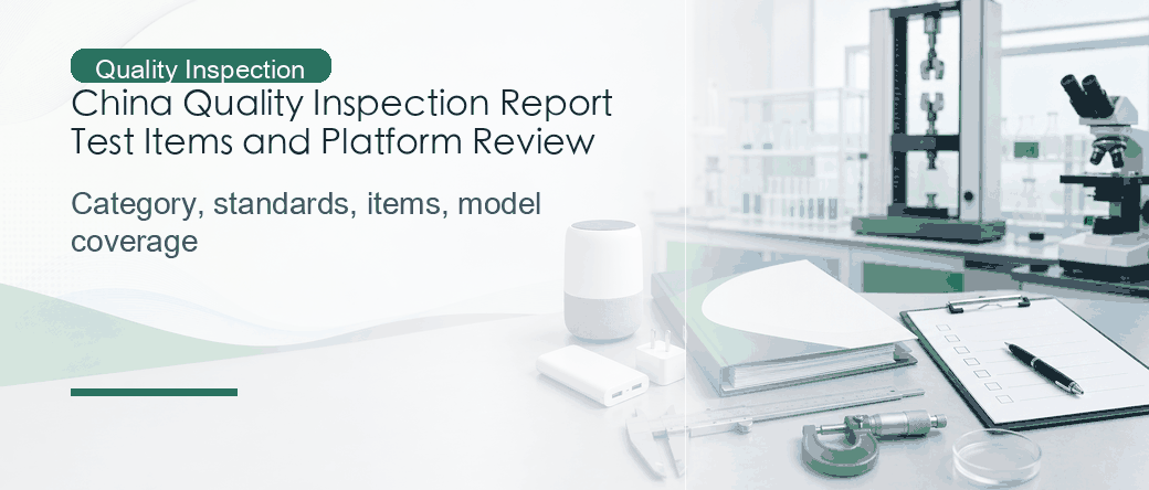 China Quality Inspection Report: Test Items, Standards, and Platform Document Review