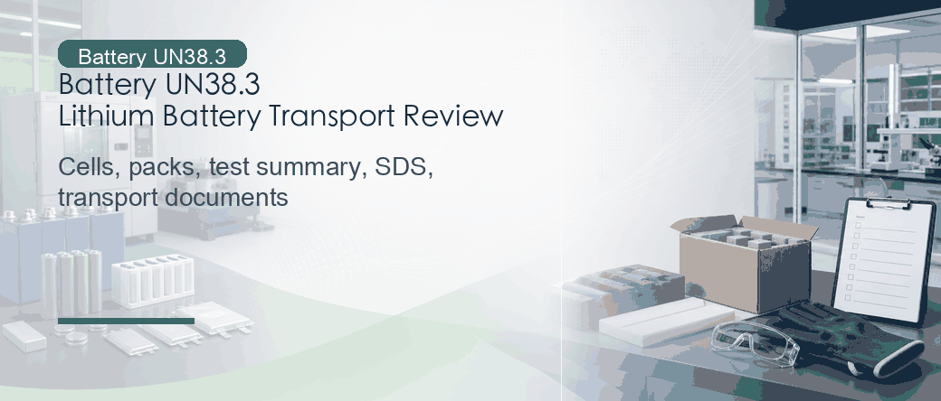 Battery UN38.3: Lithium Battery Transport Safety Testing and Document Review