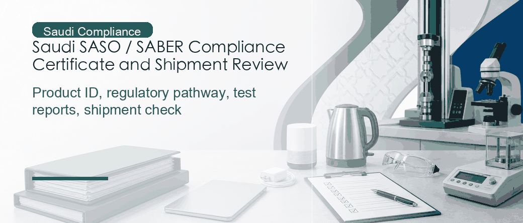 Saudi SASO / SABER Compliance: Product Certificate and Shipment Document Review