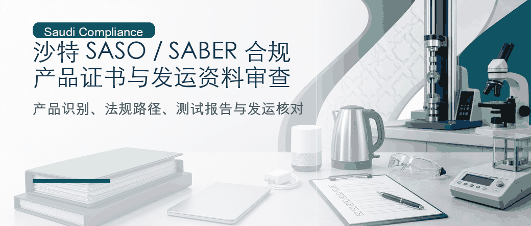 沙特 SASO / SABER 合规：产品证书与发运资料审查