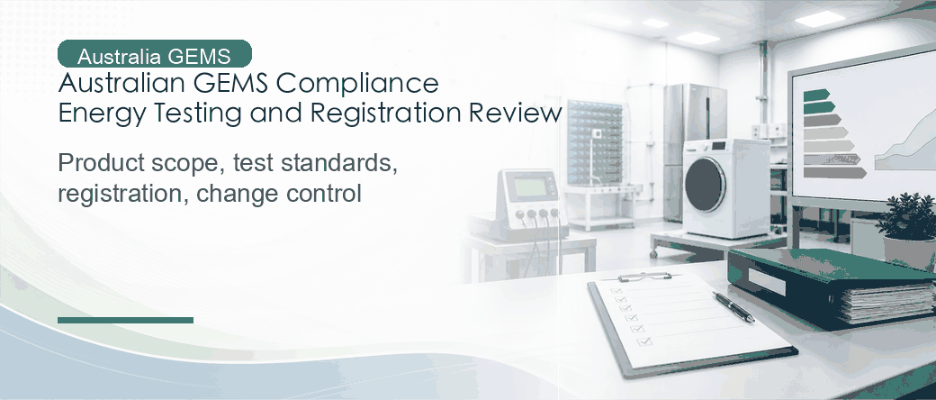 Australian GEMS Compliance: Energy Testing, Registration, and Label Document Review