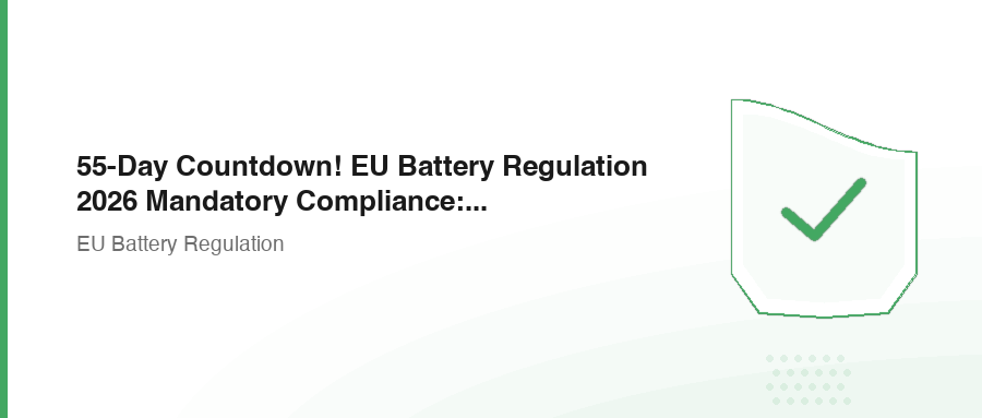 EU Battery Regulation: Evidence Checklist Before Exporting Battery Products