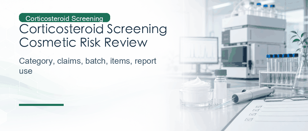Corticosteroid Screening: Cosmetic Prohibited-Addition Risk Review