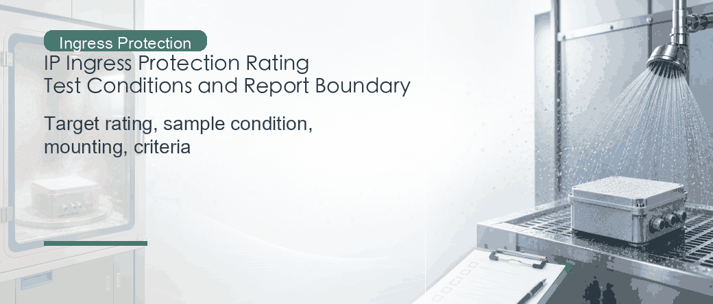 IP Ingress Protection Rating: Test Conditions and Report Boundary
