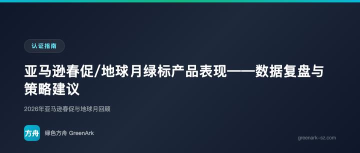 亚马逊春促/地球月绿标产品表现——数据复盘与策略建议