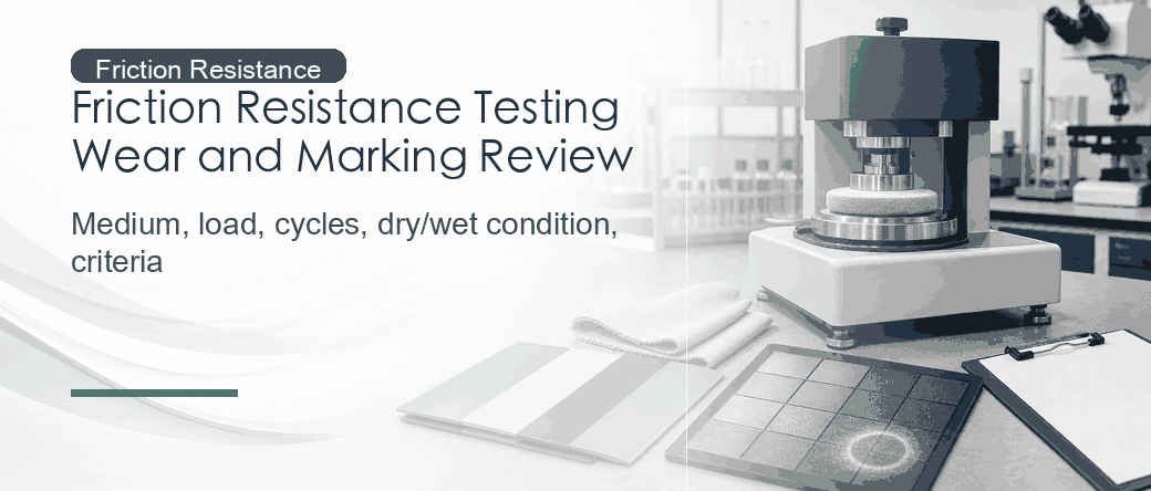 Friction Resistance Testing: Surface Wear, Color Transfer, and Marking Durability Review