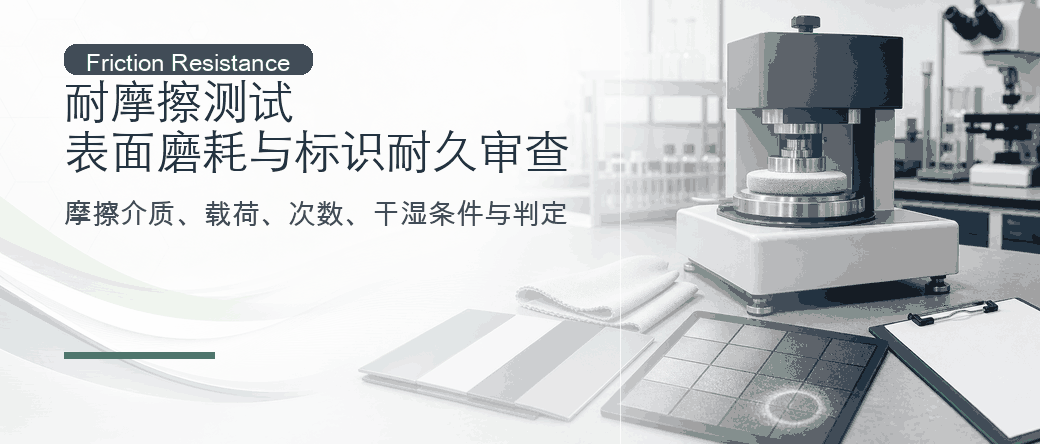 耐摩擦测试：表面磨耗、掉色与标识耐久审查