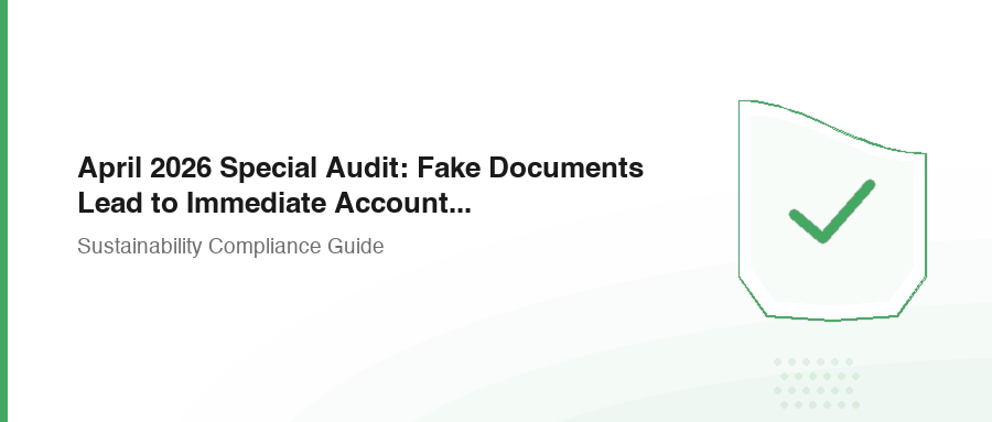 April 2026 Special Audit: Fake Documents Lead to Immediate Account Suspension