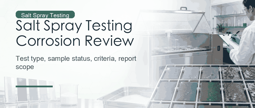 Salt Spray Testing: Corrosion Simulation and Surface Protection Review
