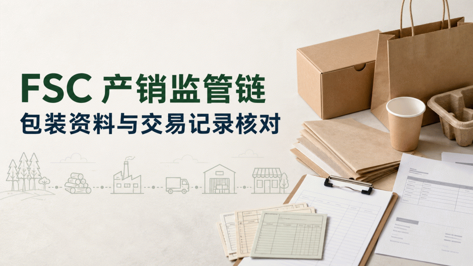FSC 标签与产销监管链：包装资料和交易记录怎么核对