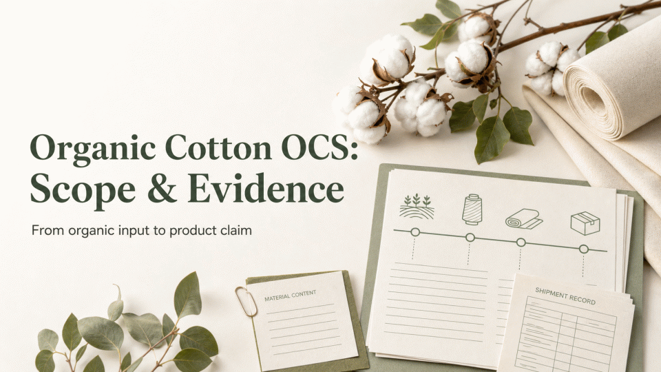 Organic Cotton OCS: Scope, Certificates, and Product-Claim Evidence