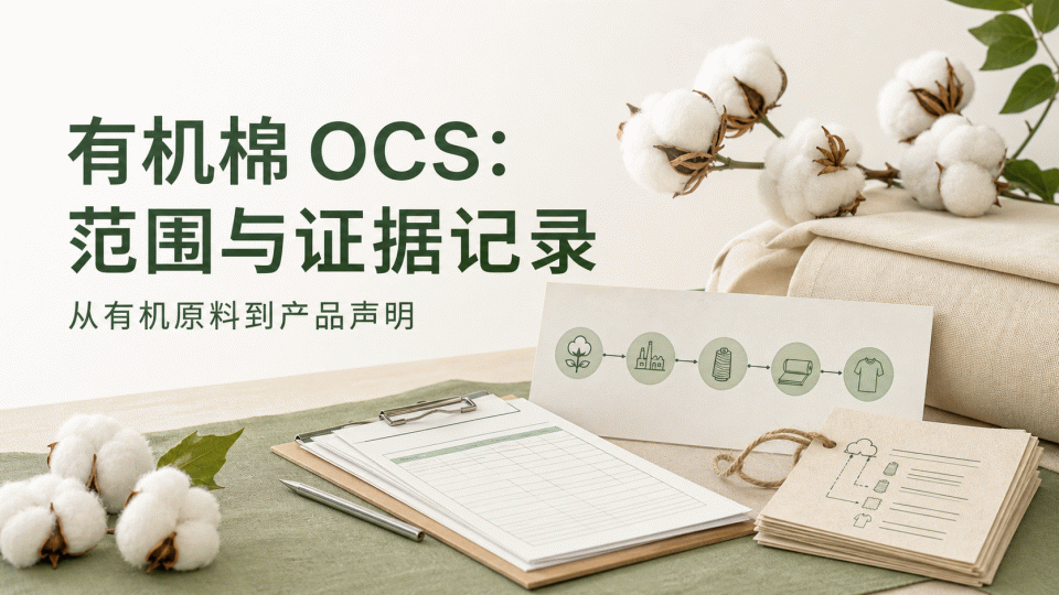 有机棉 OCS：范围、证书与产品声明资料核对