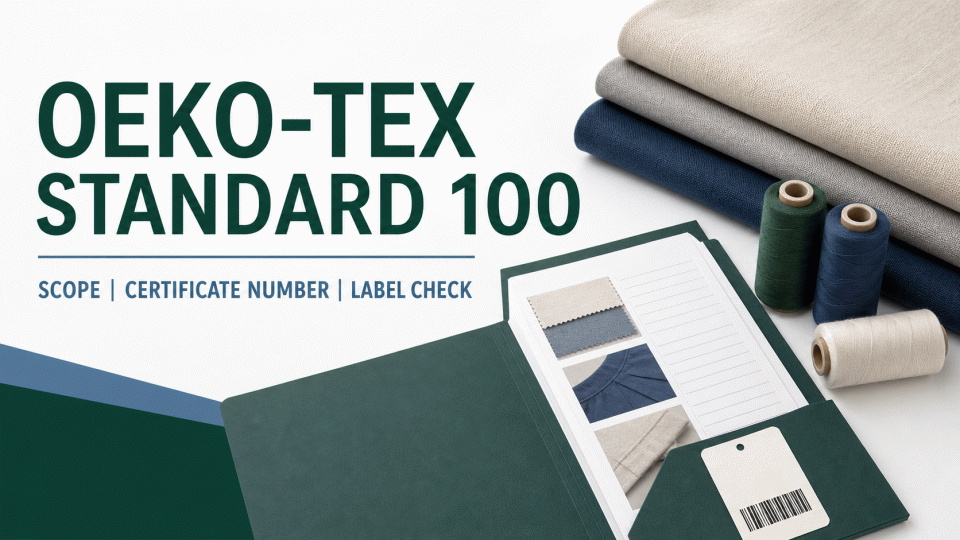 OEKO-TEX STANDARD 100 Evidence Review: Scope, Certificate Number and Label Records