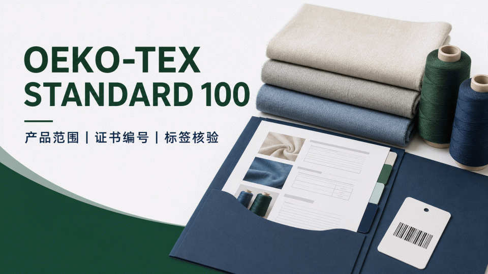 OEKO-TEX STANDARD 100 资料核对：产品范围、证书编号与标签记录
