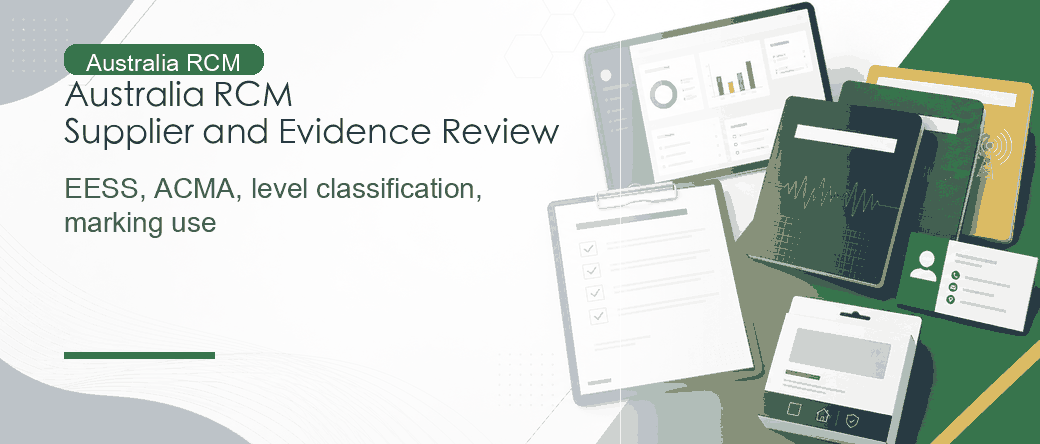 Australia RCM: Responsible Supplier, Evidence Files, and Marking Review