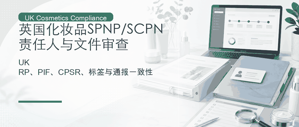 英国化妆品 SPNP/SCPN：责任人与通报资料审查