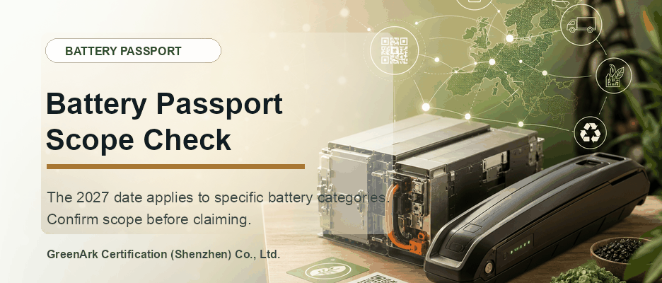 Battery Passport 2027: Check Scope Before Making Claims