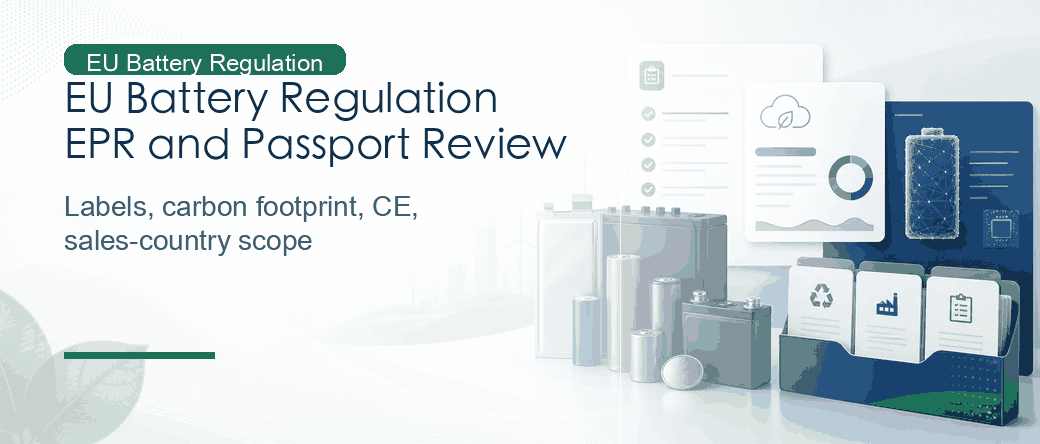EU Battery Regulation: EPR, Labeling, Carbon Footprint, and Battery Passport Review