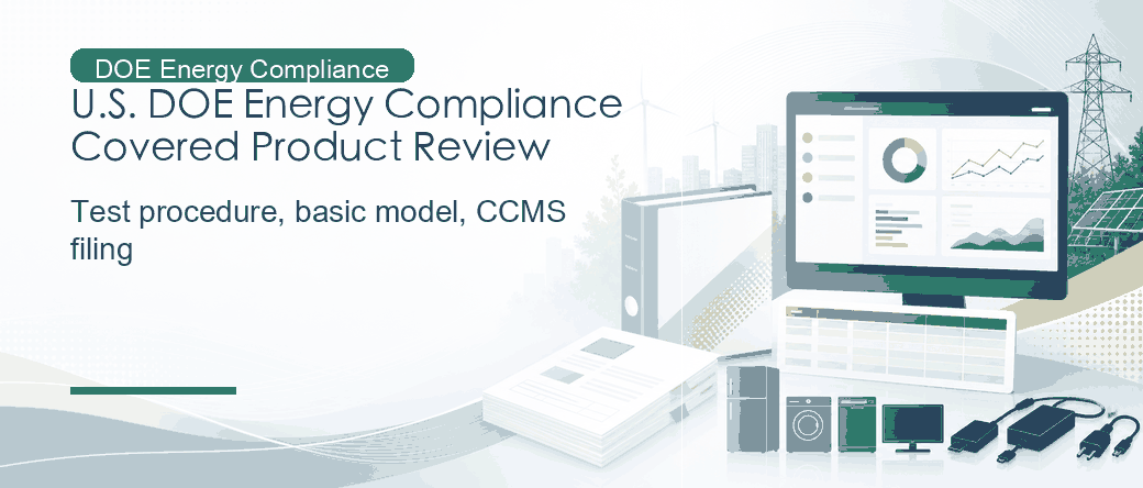 U.S. DOE Energy Compliance: Covered Products and CCMS Filing Review