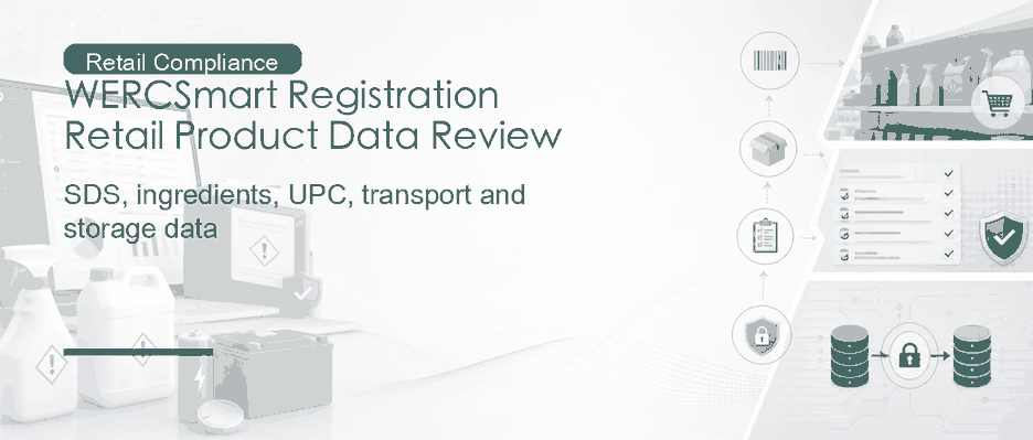 U.S. WERCSmart Registration: Retail Product Data and SDS Review