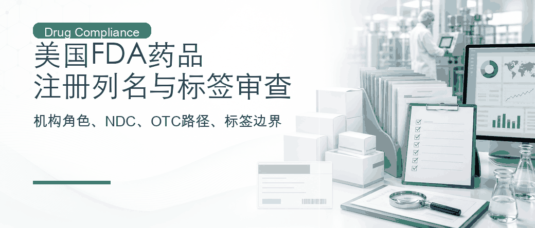 美国 FDA 药品：机构注册、药品列名与标签审查