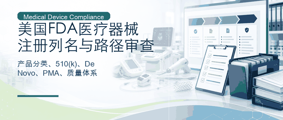 美国 FDA 医疗器械：注册列名与上市路径审查