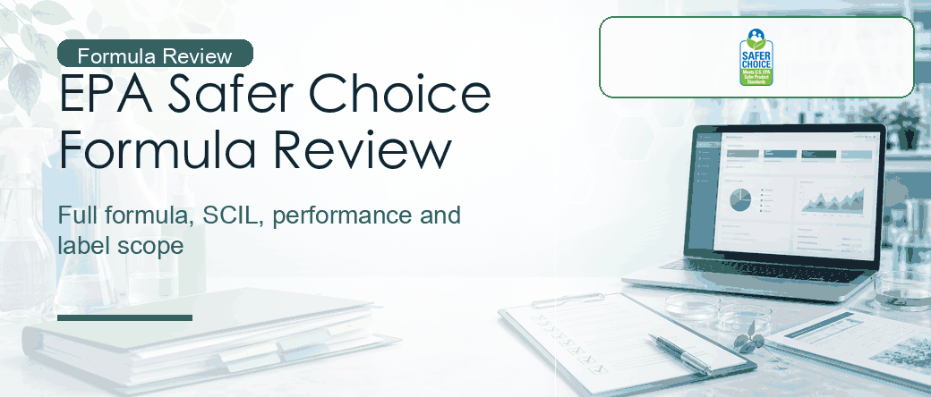 EPA Safer Choice: Formula Ingredient and Label Claim Review