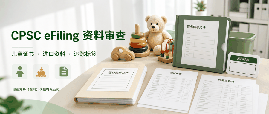 CPSC eFiling进口证书核对｜2026.7.8起美国消费品进口强制电子申报，漏一个字段整批扣