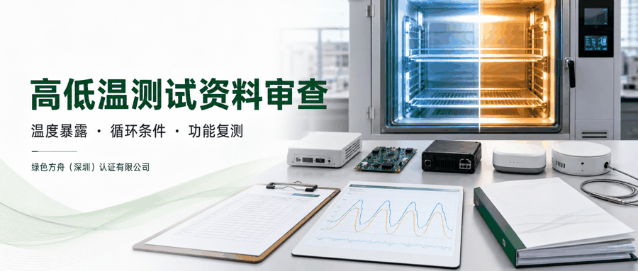 高低温测试｜：资料清单