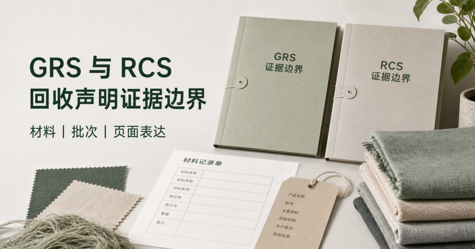 GRS vs RCS Recycled Claim Evidence: How to Align Material, Batch, and CPF Wording