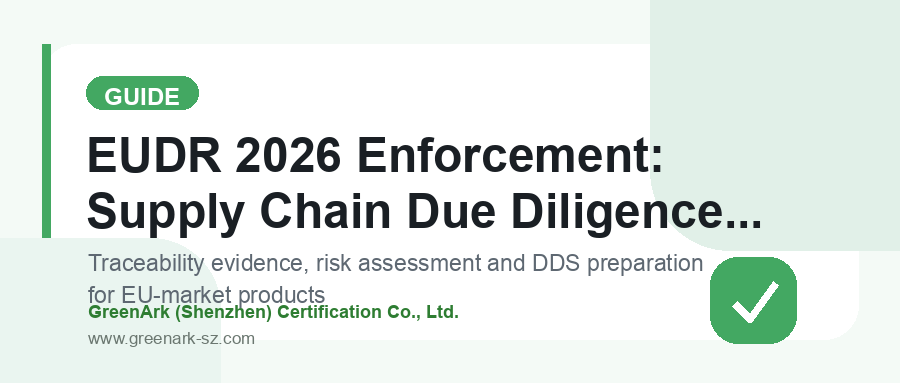 EUDR 2026 Enforcement: Supply Chain Due Diligence Checklist for Amazon Sellers