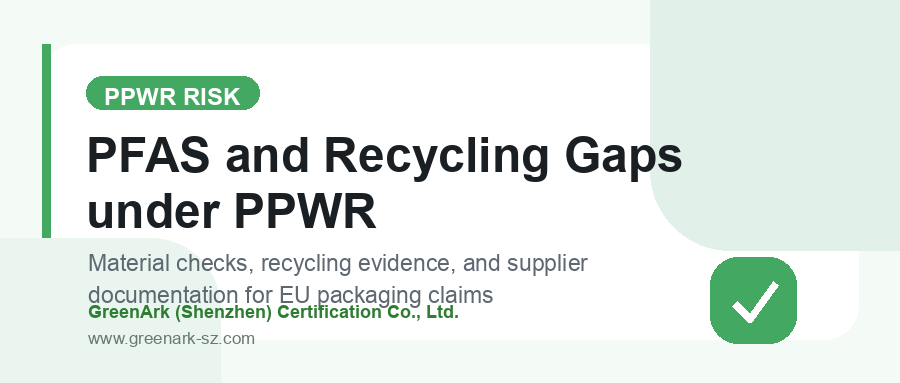 PFAS and Recycling Gaps under PPWR: Seller Risks and Response Actions
